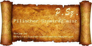 Pilischer Szemirámisz névjegykártya
